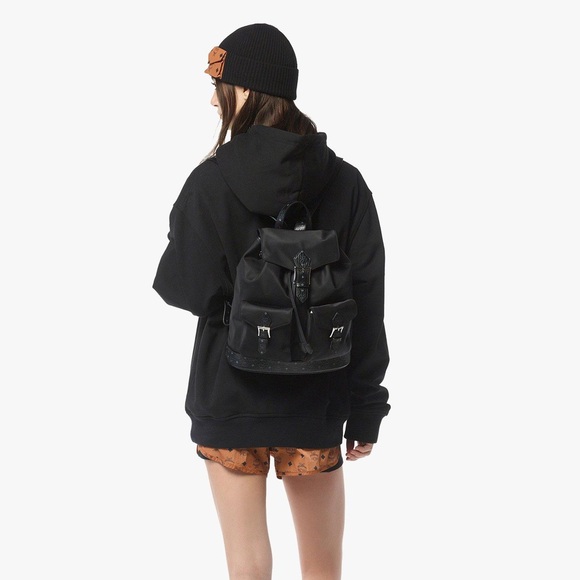 Brand New MCM Small Aren Drawstring Backpack - Picture 3 of 11